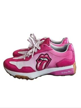 Rolling Stones Mark Nason Pink Skechers SZ 6